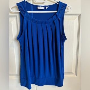 NY&Co Royal Blue Tank Top Blouse Size Small